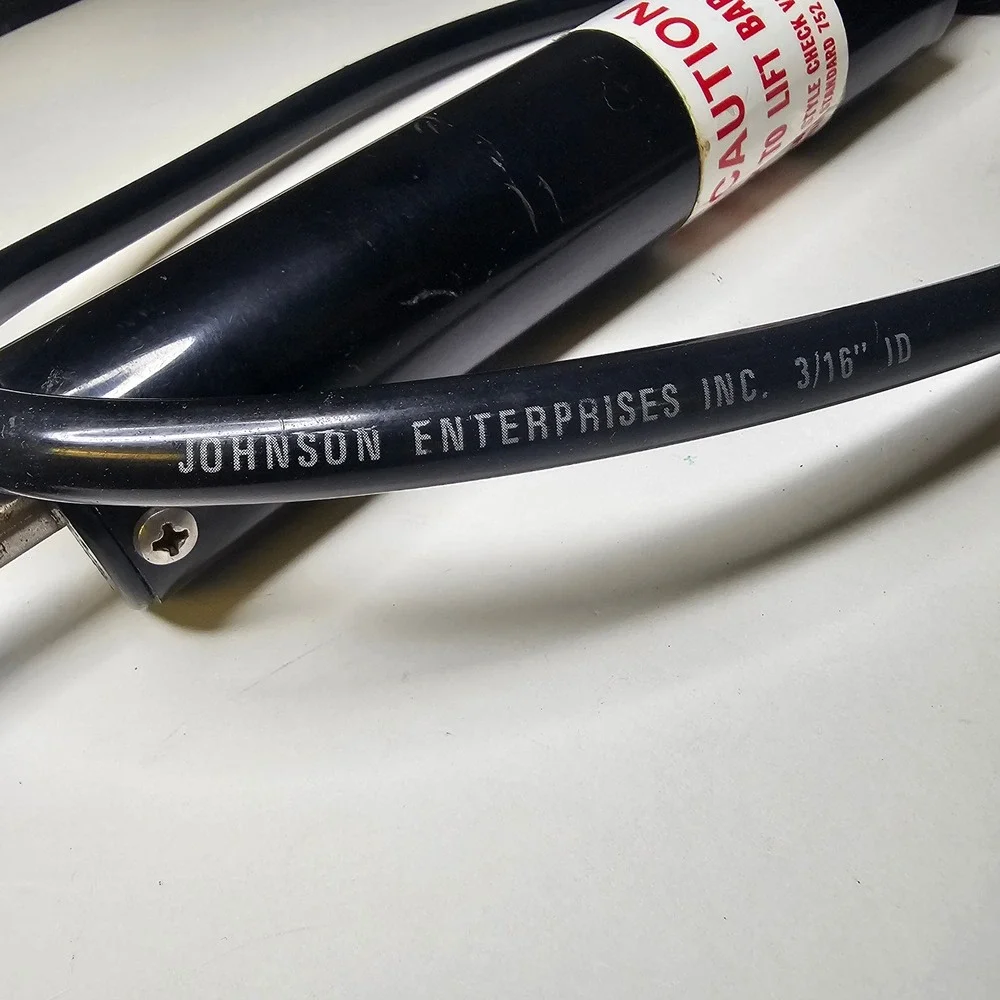 Johnson Enterprises Inc Beer Keg Party Pump Black Hand Tap 3/16 ID Hose NEW